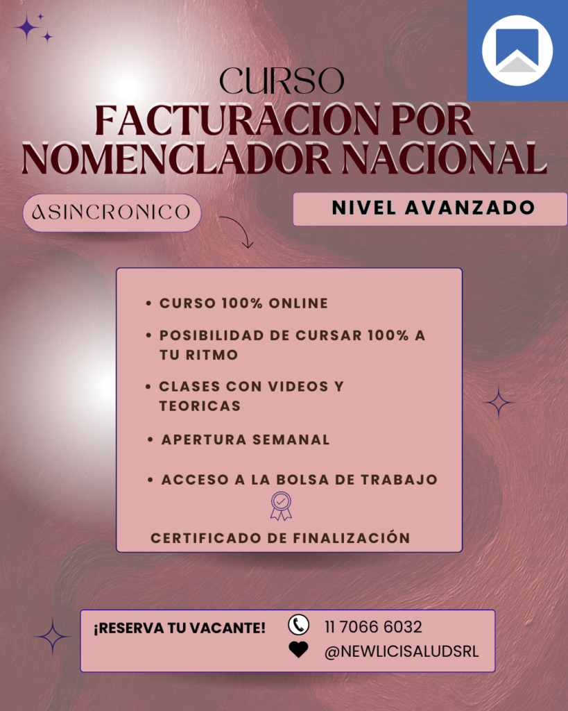 Facturación de Prestaciones Medicas (Nivel Avanzado) - Modalidad Asincrónica