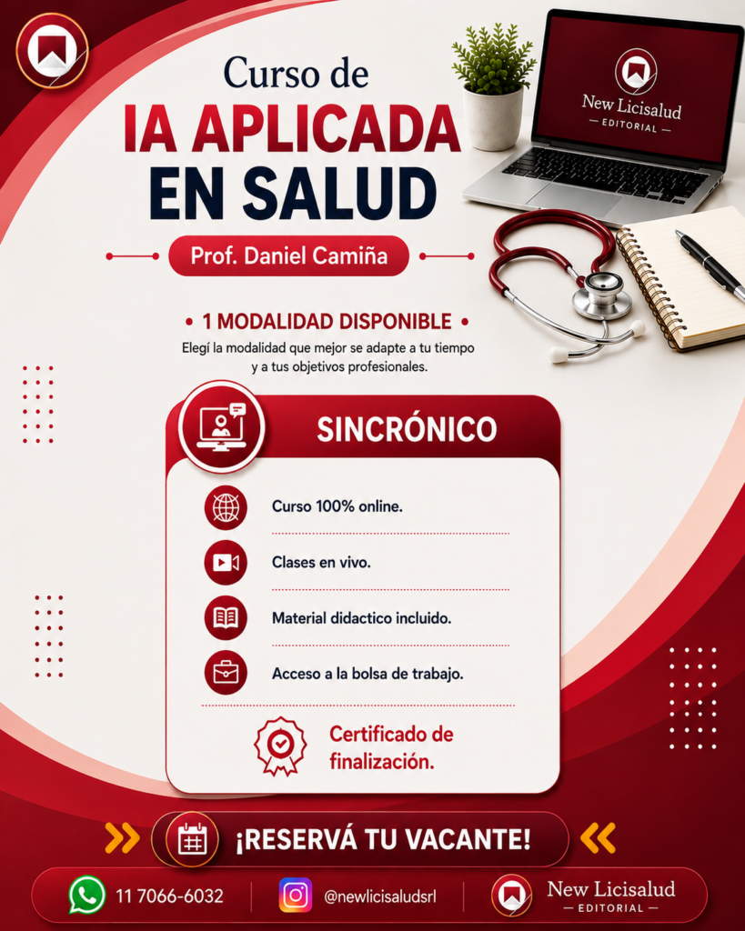 IA Aplicada en Salud - Modalidad Sincrónica