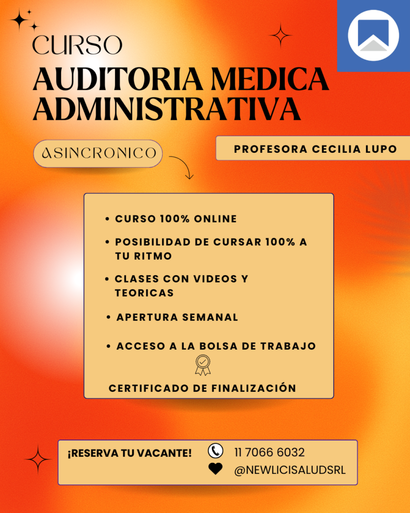 Auditoría Médica Administrativa - Modalidad Asincrónica